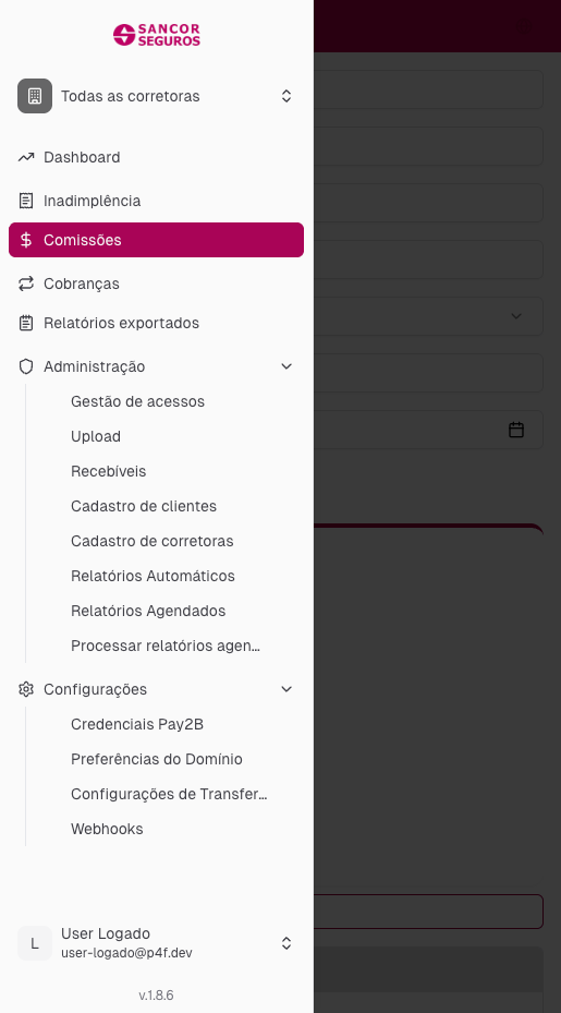 Portal Billing Pay2B - Gestão